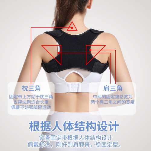 Universal Male and Female Adult Back Support Belt Hunchback Correction Belt Back Belt Lumbar Support Belt Factory Wholesale