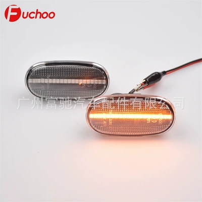 Suitable for Mitsubishi Lancer Pajero Cheetah King Kong Goran 1998-2005 leaf board running water side turn signal (Dönmə işıqları) - crystal-shell-water-style