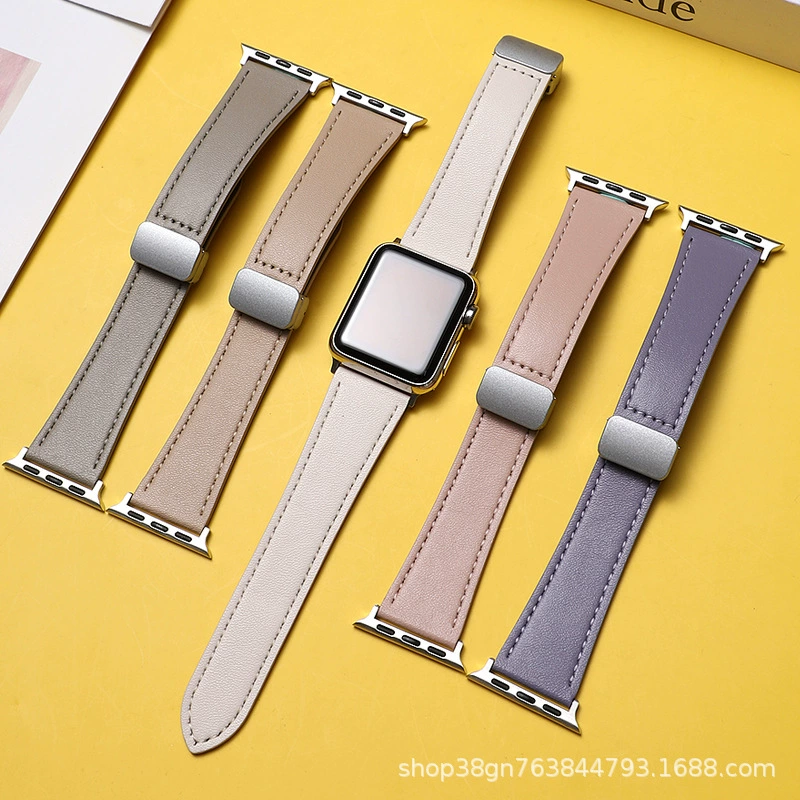 Для Apple Smart Watch с Apple Watch 8 Магнитная Складная Пряжка Ремешок Samsung Huawei Cross-Border