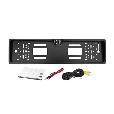 Vehicle camera: Reversing Camera Ahd/Ccd - european-license-plate-frame-12led-light-ccd