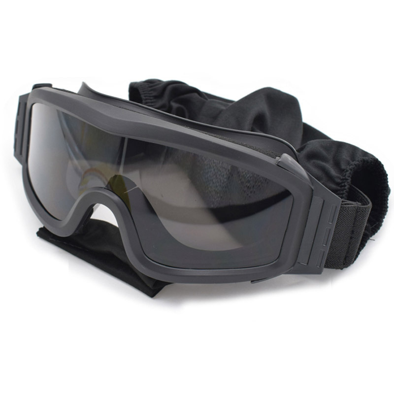 Gafas Tácticas de Protección de TPU y PC, a Prueba de Explosiones y Antiviento, para Tiro y Ciclismo