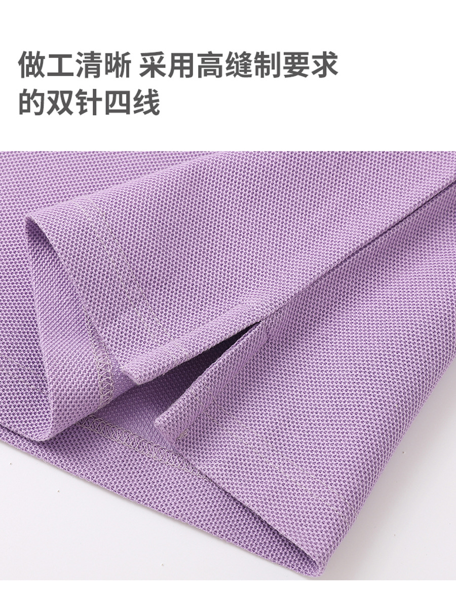 50 camisetas con cuello para hombres de negocios de color sólido, monos, polo, polos de algodón de manga corta, sentido avanzado personalizado