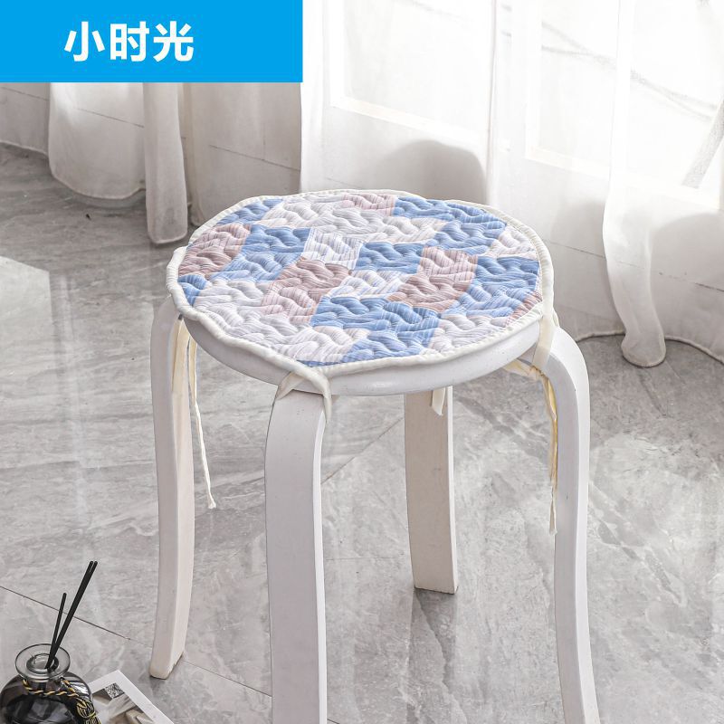 丸腰掛け布芸クッション椅子クッション丸腰掛けセット円形ホテル腰掛けカバー家庭用小型丸腰掛け|undefined
