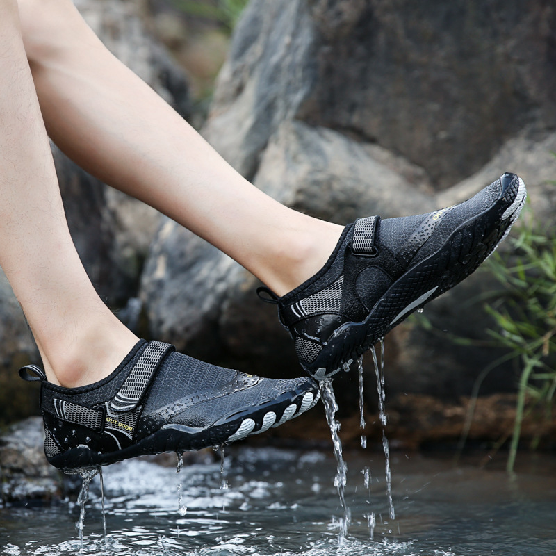 Outdoor Tracing Shoes Wading Beach Shoes Barefoot Diving Water Ski Shoes Swimming Fitness Cycling Climbing Five Finger Shoes