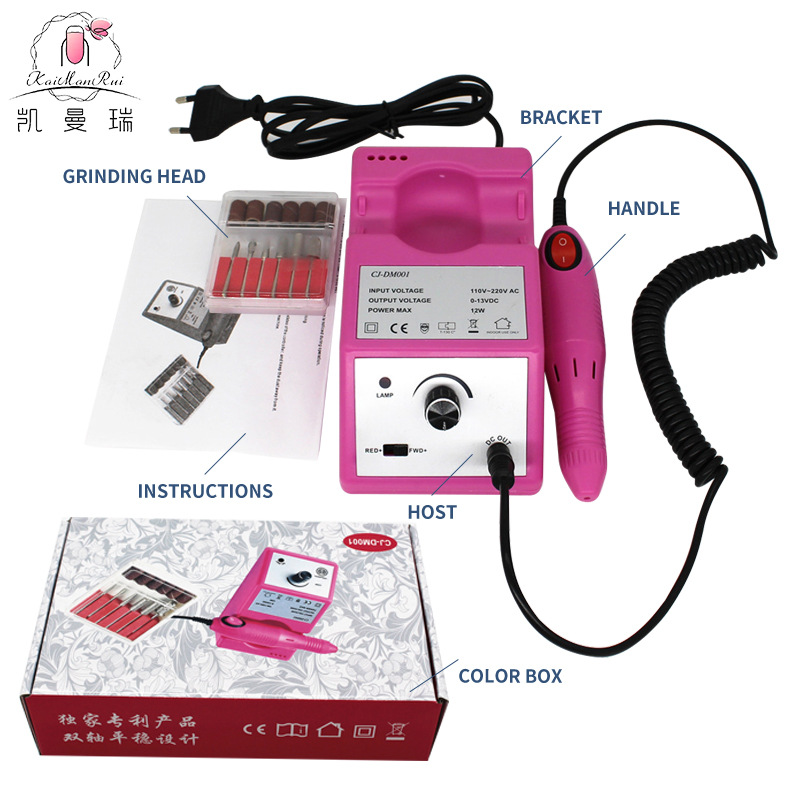 Amoladora de uñas transfronteriza, tienda de uñas conveniente, amoladora de uñas, herramientas de uñas exfoliantes, alta velocidad