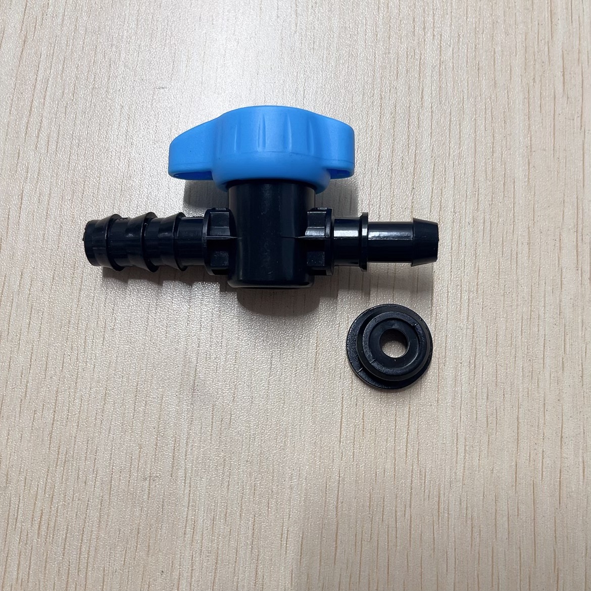 Nuevo mango azul 16PE tubo válvula de derivación con válvula de derivación de válvula