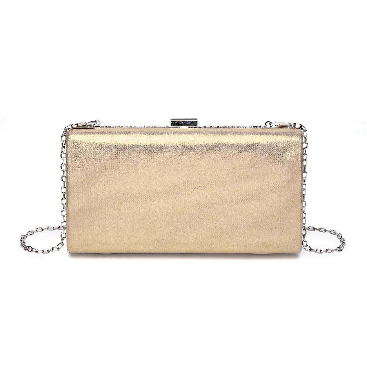 Borsa da sera di lusso donna con strass clutch gioiello lucente_voghion.com
