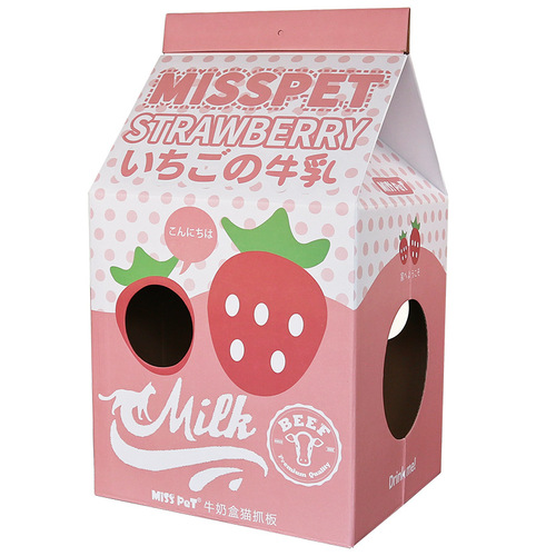 Misspet Cat Scratching Board Collection Corrugated Cat Nest Milk Carton Izakaya Ice Cream Car Vertical Triangle