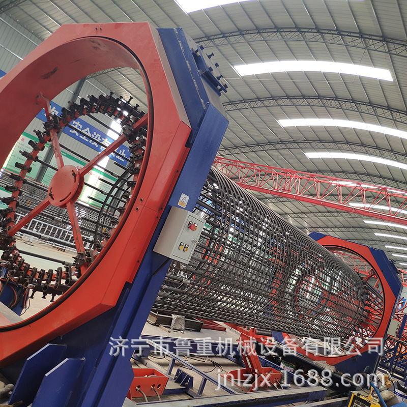 二手2米数控钢筋笼滚焊机 2000型智能钢筋钢筋滚笼焊机二手滚笼机