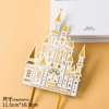 Double-layer acrylic castle, 3 pieces