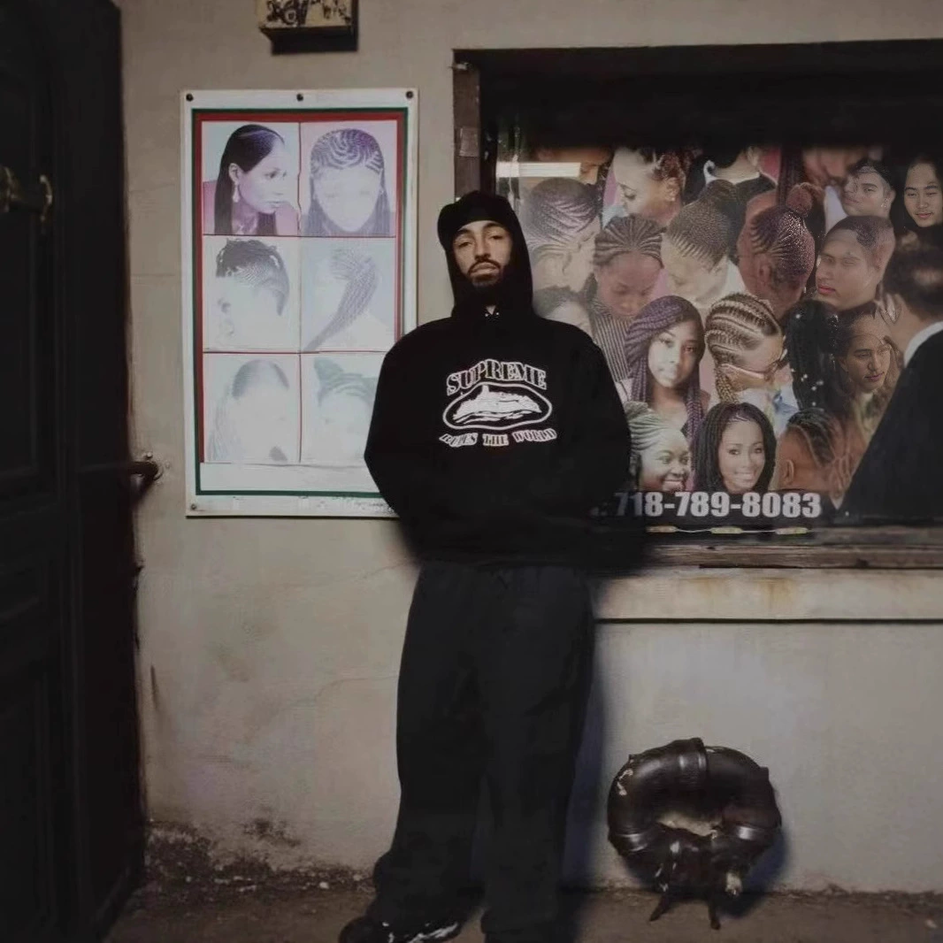 25S Американский трансграничный модный бренд Alcatraz совместного бренда SPM с вышивкой букв, мужской и женский уличный пуловер с капюшоном в стиле хип-хоп