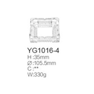 Cenicero de manzana verde al por mayor creativo cuadrado redondo para el hogar ktv logotipo de regalo de hotel