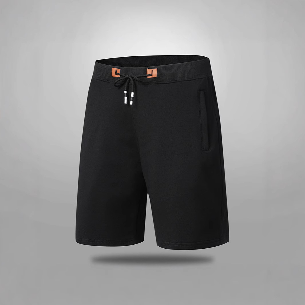 New trendy men's sporty casual pants, breathable and stretchy five-point pants, a street style, cross-border summer outerwear shorts wholesale.