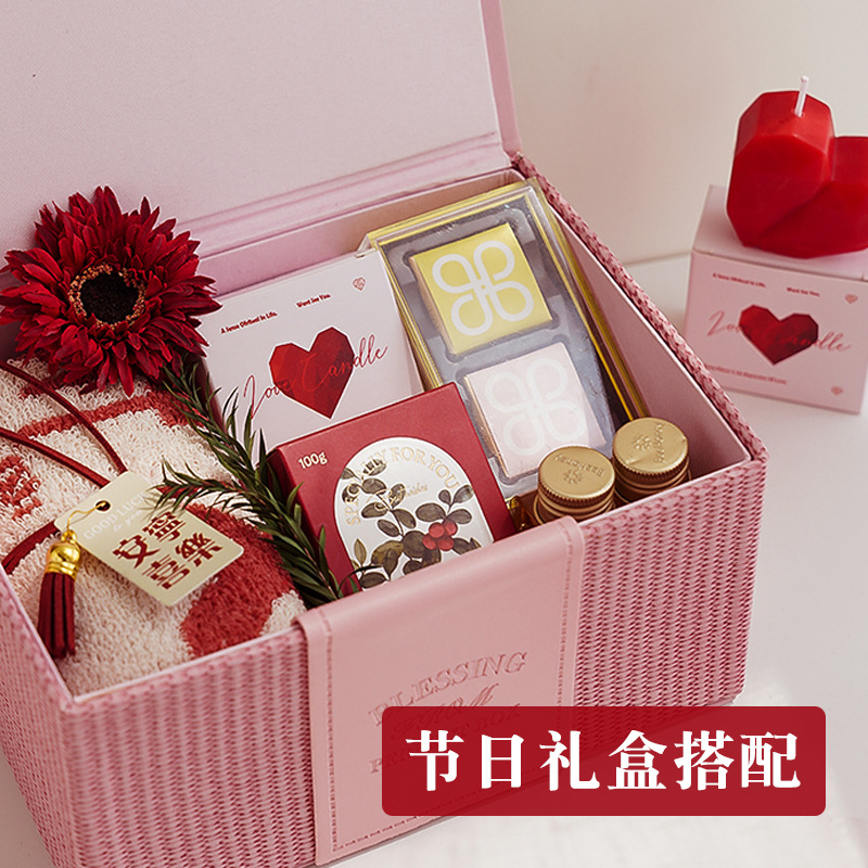 Velas de amor fragancias personalizadas Qixia regalo de bodas de regalo de mano creativa forma de corazón vela de fragancia