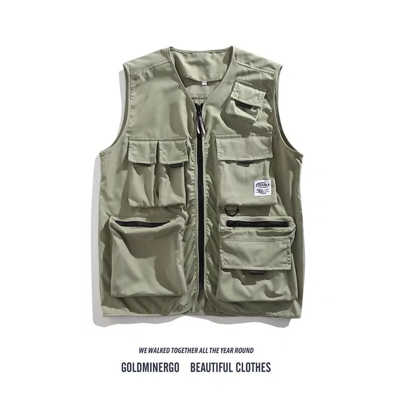 Summer thin Japanese tactics trend vest