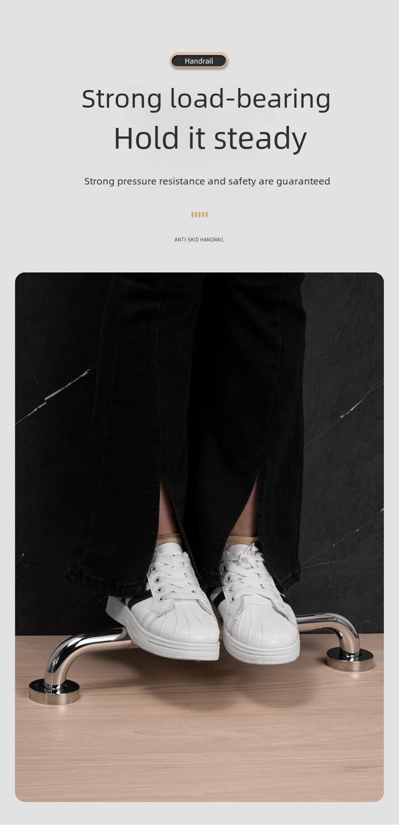 Anti-Slip Stainless Steel Handrail 12