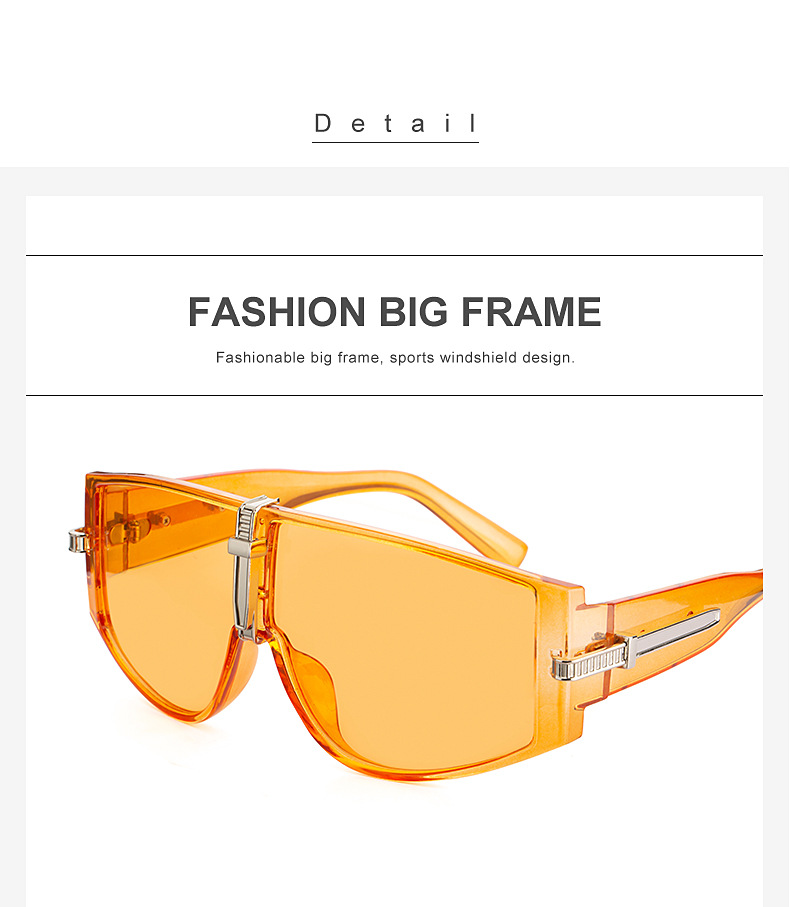 Koreanische Mode Stil Neue Big Frame Sonnenbrille display picture 19