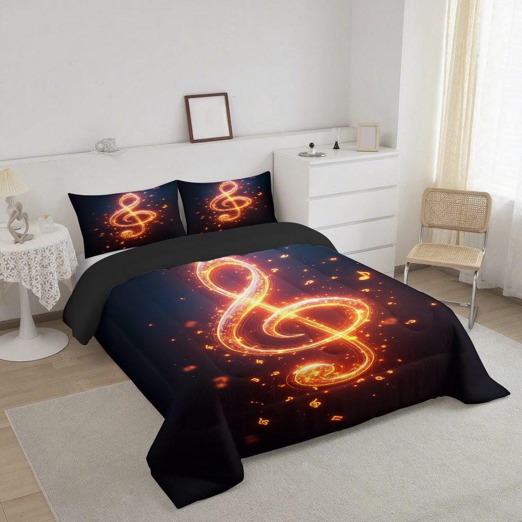 TEMU / JIT transfronterizo nuevo espectro de notas de alta definición impresión digital 180gms quilt set fábrica suministro directo