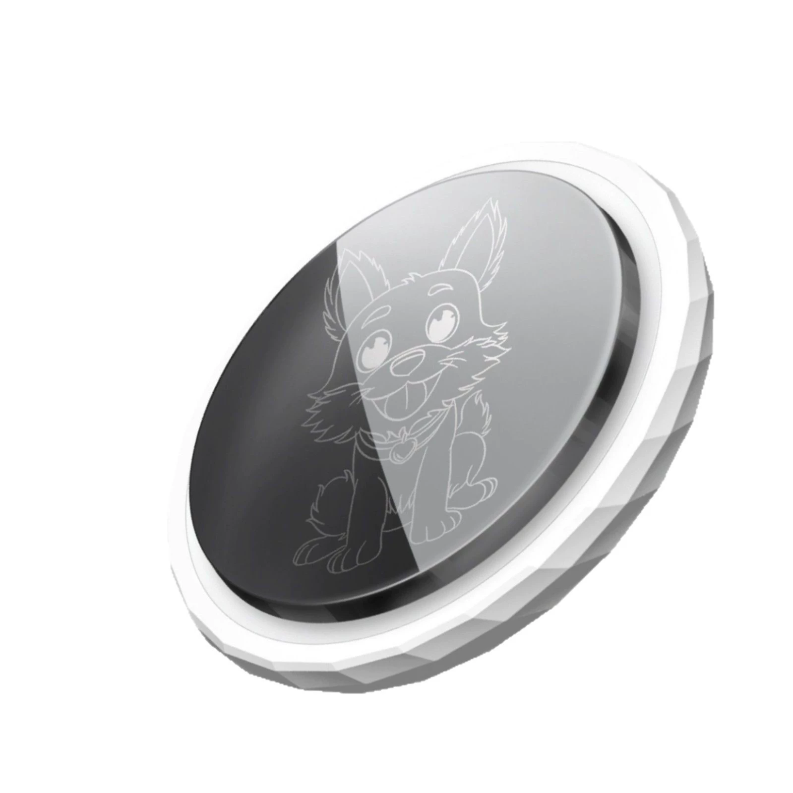Bluetooth‑локатор для питомцев (ThreeCrab) мини‑ошейник, Android и iOS, лёгкий 9,8×7,9×1,5 см