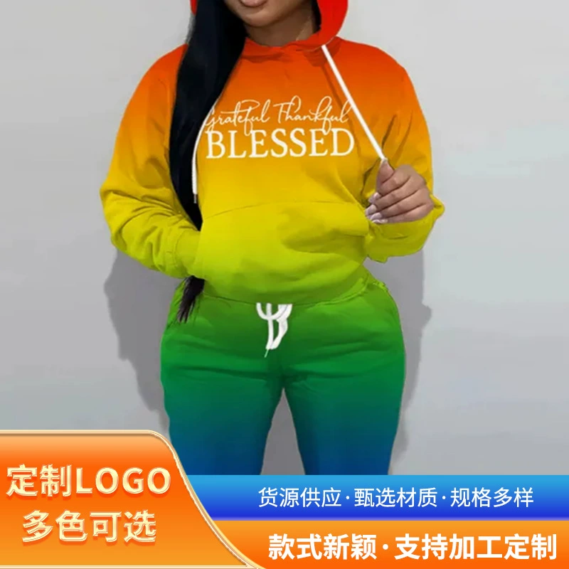 Европейский и американский новый трансграничный женский свитера с шляпой 2025 модный иностранный повседневный чехол с капюшоном