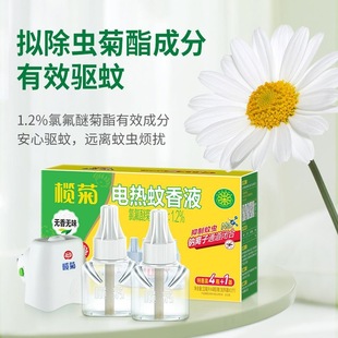 Lanju Electric Mosquito Repellent Liquid for Infants and Kidsren Electric Mosquito Repellent Supplement Unscented Household Non-Toxic Plug-In Mosquito Killer Water