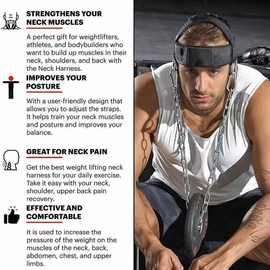 头颈部训练装备头部负重神器居家健身高级练颈帽健身保健力量装备