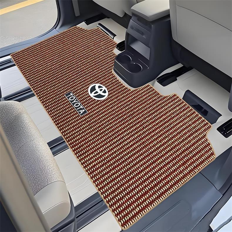 Suitable for Toyota Sienna Grevia Middle Row Special Floor Mats, Non-Slip and Dirt-Resistant, Large Four-Seat Menis Front Carpets