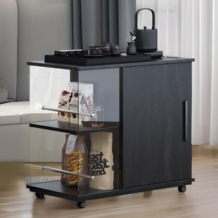 Internet Celebrity Small Apartment Cart Side Table Creative Sofa Side Cabinet Modern Simple Living Room Mobile Tea Table Coffee Tea Cabinet