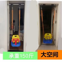 儿童秋千室内户外家用室外婴幼儿摇篮吊椅玩具三合一荡秋千小孩。