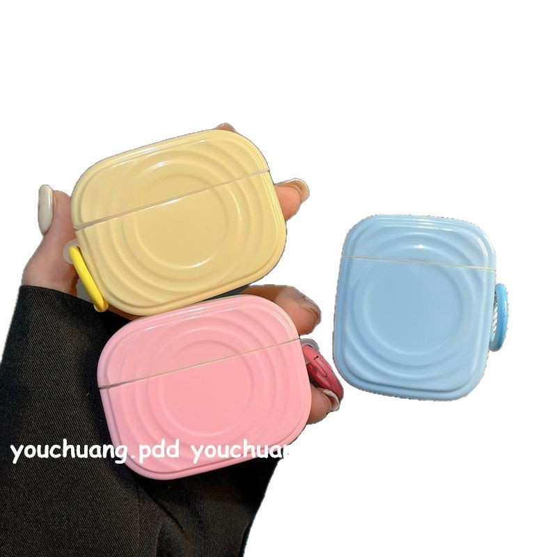 Adecuado para la funda protectora airpodspro2 simple airpodspro2 de color, funda para auriculares Bluetooth de tercera generación, cuarta generación