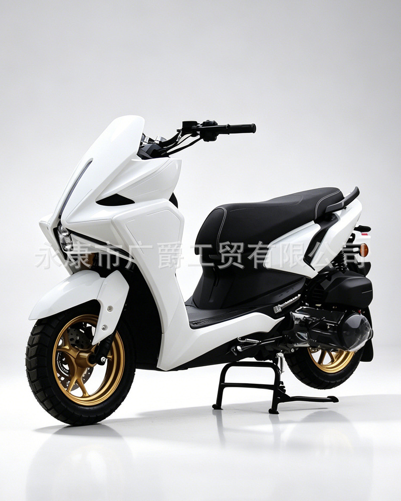 Cross-Border New Model 150Cc Scooter Fuel Vehicle Pdf Two-Wheeled Motorcycle Adult Off-Road Assistive Vehicle Factory Export