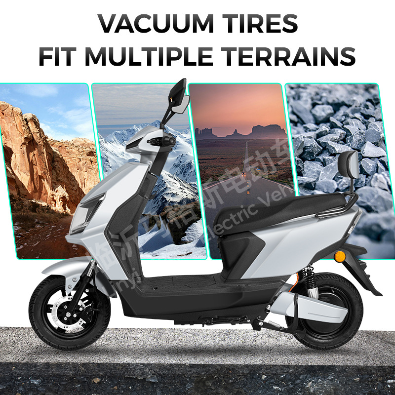 Scooter Eléctrico H8 de Dos Ruedas para Adultos, Bicicleta Eléctrica de Movilidad Asistida, Bicicleta Eléctrica Exclusiva Transfronteriza, Motocicleta Eléctrica