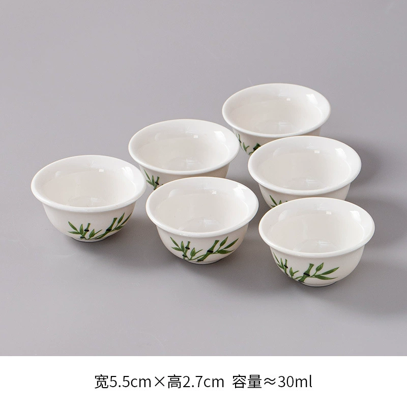 Small tea cup, ceramic tea set, 6 packs