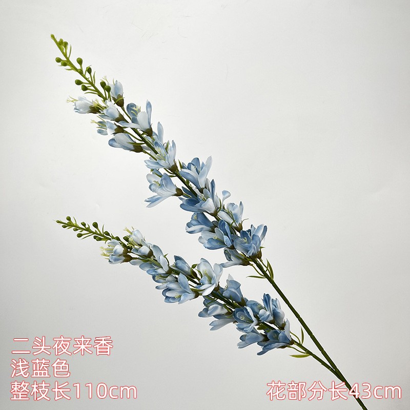 Flor azul cielo flor de bodas flor de seda flor de bodas flor de decoración de flor de vestíbulo flor de techo suave