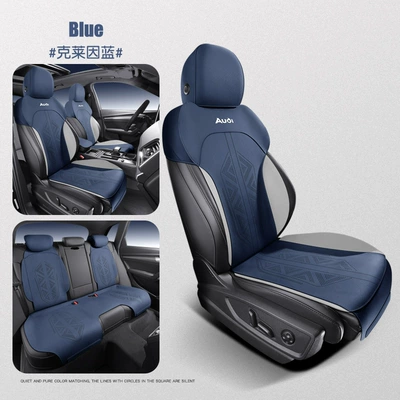 Suitable for Audi A4L Special: Modelə uyğun (Original) oturacaq örtükləri - zfl-klein-blue-standard-edition-111