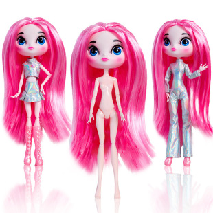 Foreign trade in stock special clearance alien vinyl doll 6 points body doll girl toy 25 years new