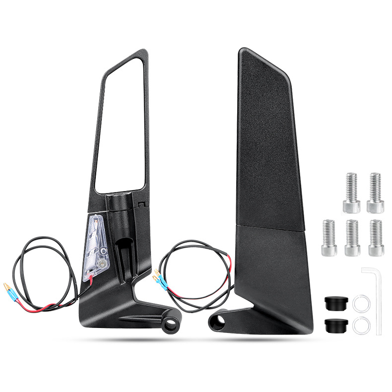 HSJ-20105 CNC 고정 날개 백미러 나이프 유형 흰색 유리(대형) 조명 포함