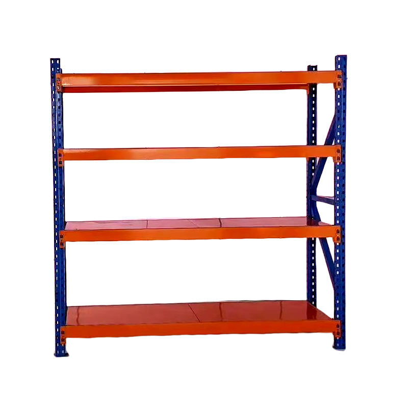 Estanterías Medianas para Fábricas, Estanterías Comerciales Ligeras de 2 Metros para Logística, Estanterías de Almacenamiento de Múltiples Niveles para Almacenamiento Express.