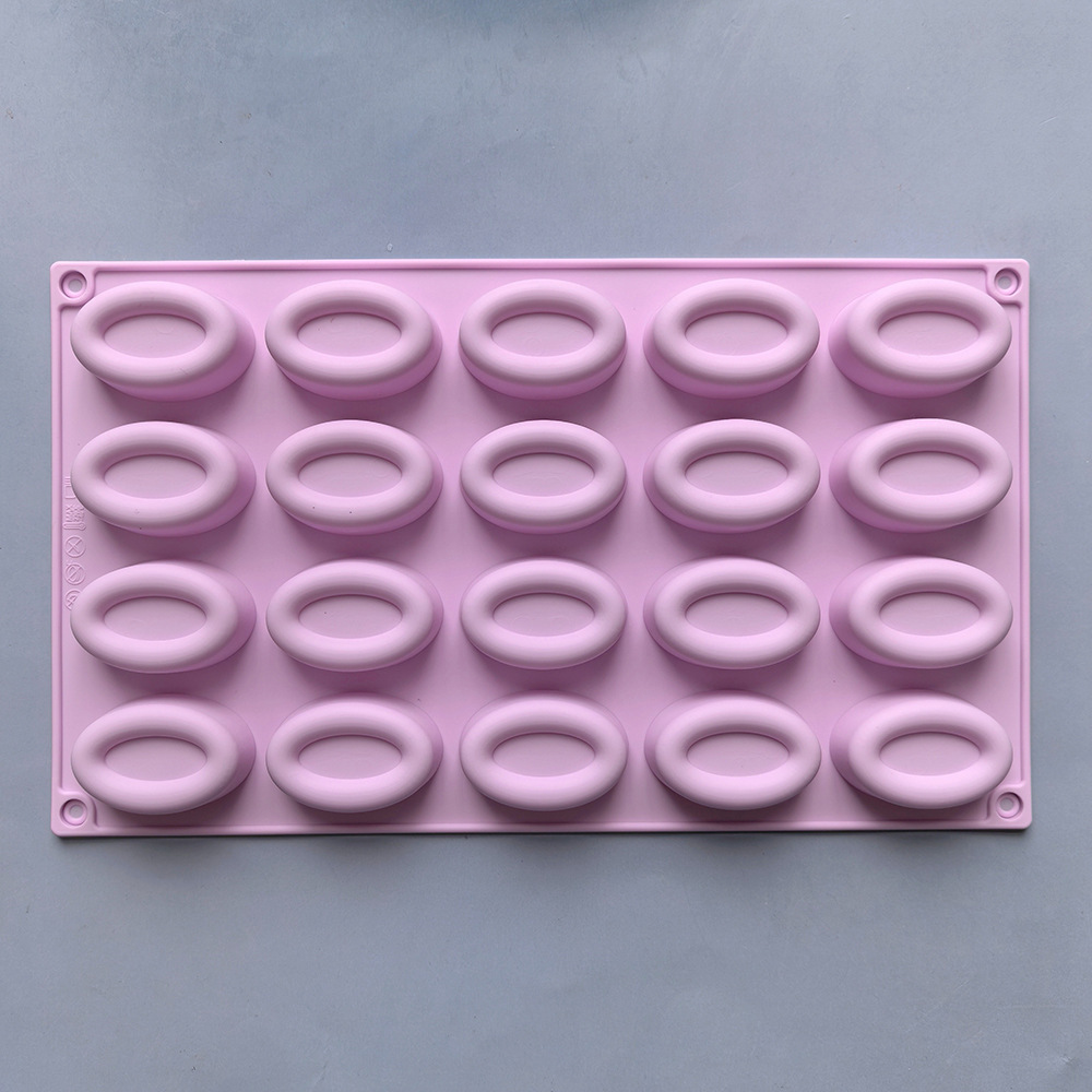 20 donuts oval 47 molde de galletas de chocolate molde de pastel molde de helado molde de silicona