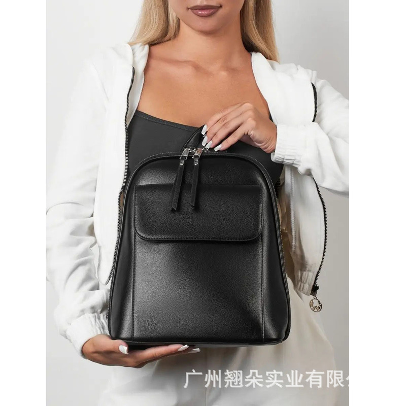 New Factory Direct 2024 Women's City Fashion Travel Backpack PU Large Capacity High Color Waterproof Bag