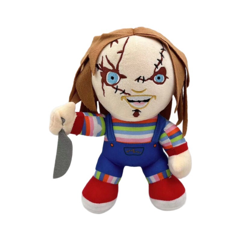 国境を越えたハロウィーンのアイデアぬいぐるみ道化師が幽霊を取り戻したチャッキーChuckyぬいぐるみ|undefined