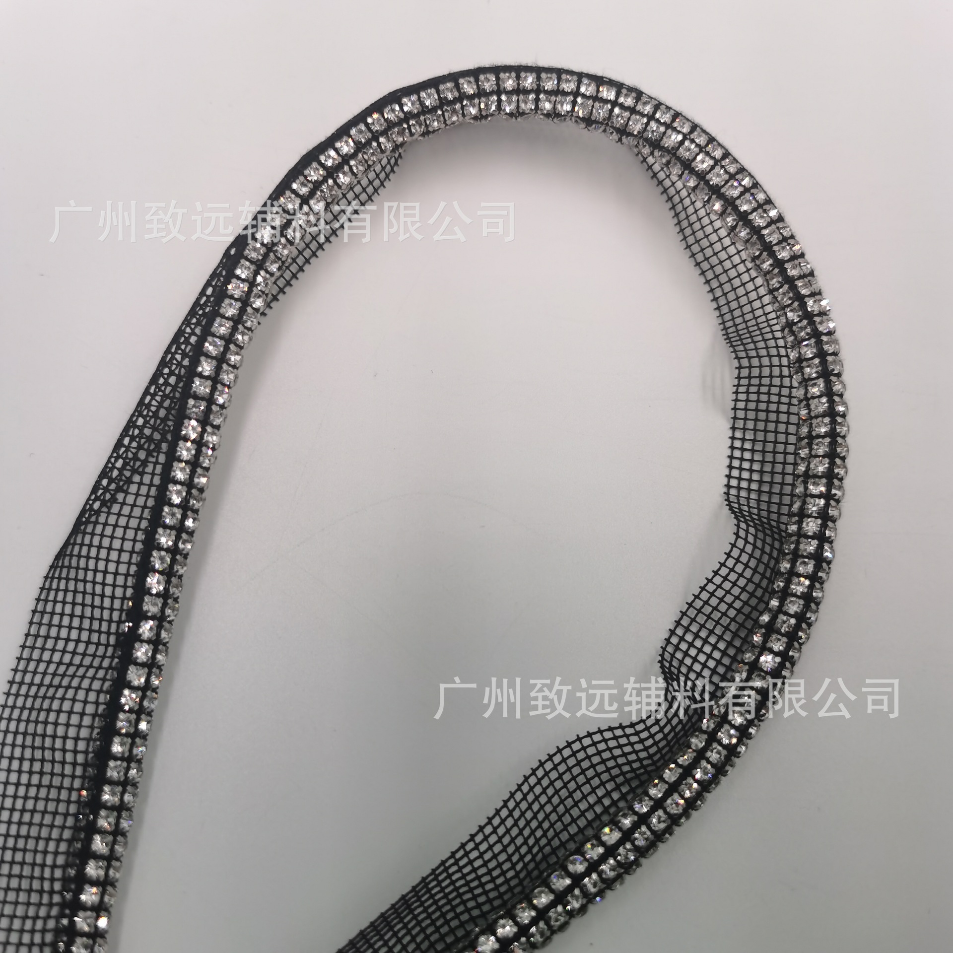 Nuevo cordón de diamantes de imitación de 3 mm de un solo lado, red de diamantes de imitación, accesorios de ropa, bricolaje, accesorios para equipaje, zapatos, sombreros, correas de hombro, red de diamantes de imitación image 4