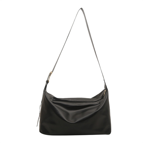 Large-capacity bag for women's 2025 new style simple all-matching atmosphere commuting bag soft leather retro single-shoulder cross-slung tote bag