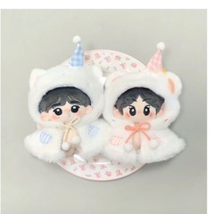 Baby Island Lianmeng x Dream Lab コットンドール 10cm 誕生日マント 大きな頭囲 レースアップ かわいい服 かわいい