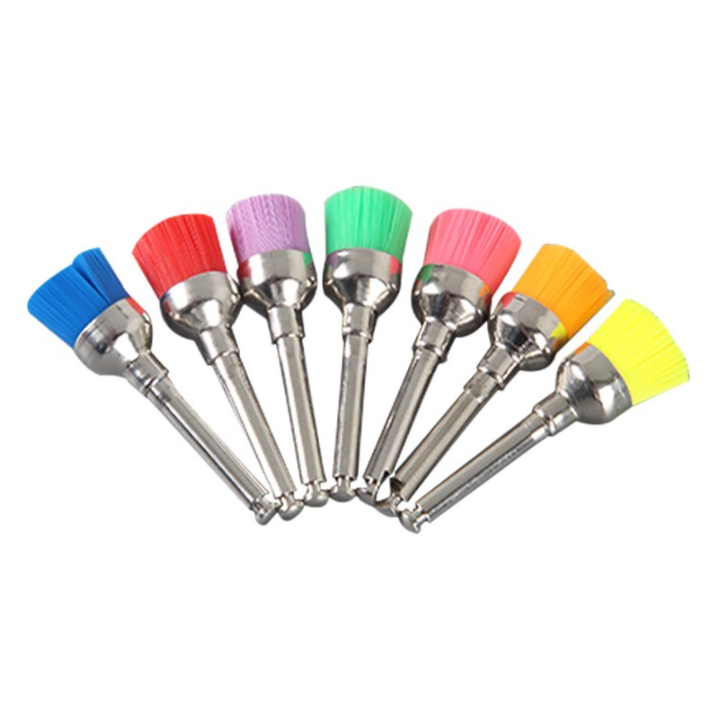 Поставка фабрики сразу плоской головки цвета нейлона цвета зубоврачебной полируя щетки цвета полируя чистя щеткой потребляемые вещества