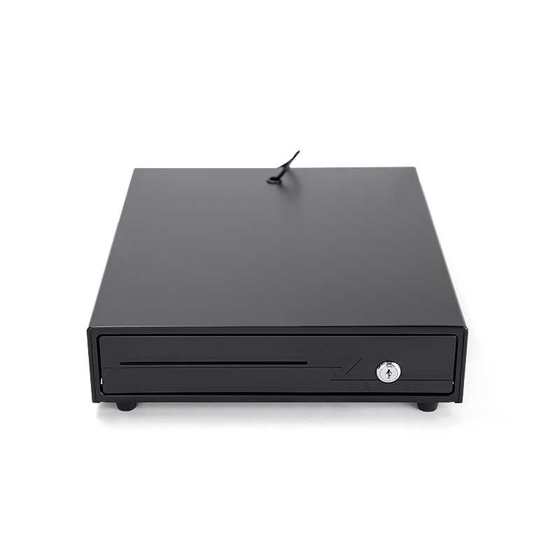 Caja registradora Youku 335C con cuatro compartimentos y tres niveles, caja para mostrador de supermercado, caja registradora comercial.
