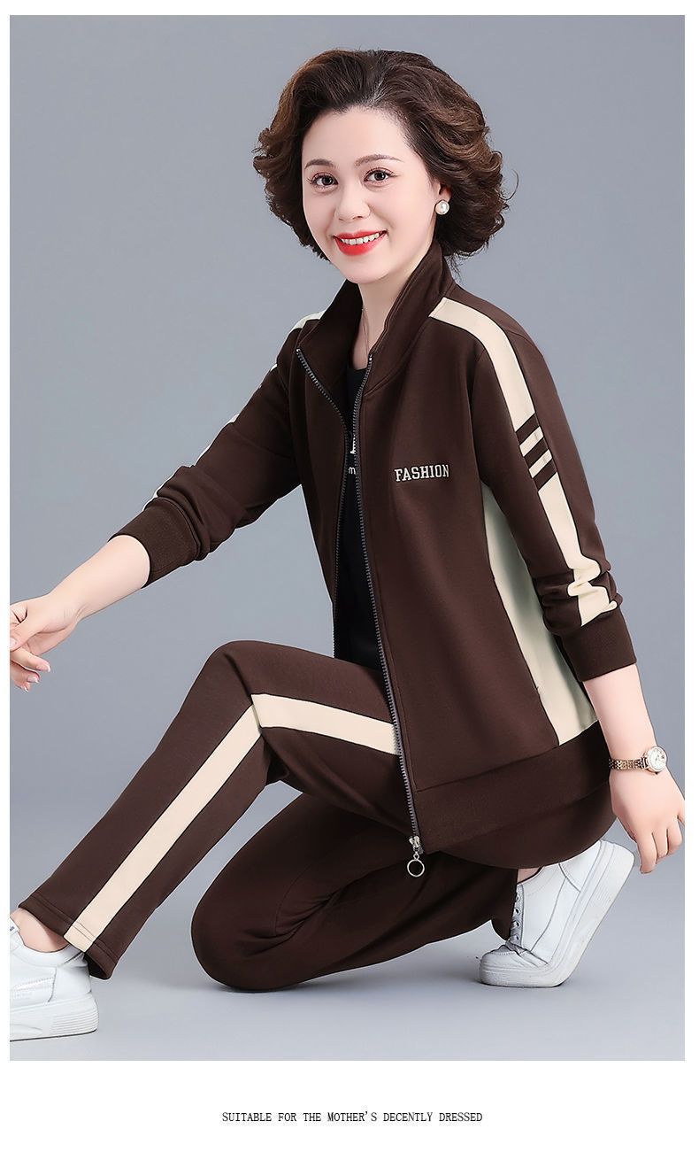 Women's Plus Size Sports Suit Casual Two Piece Set For Women_voghion.com