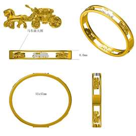 钛钢饰品DIY铜首饰嘻哈珠宝来图来样设计吊坠手链项链手镯耳环