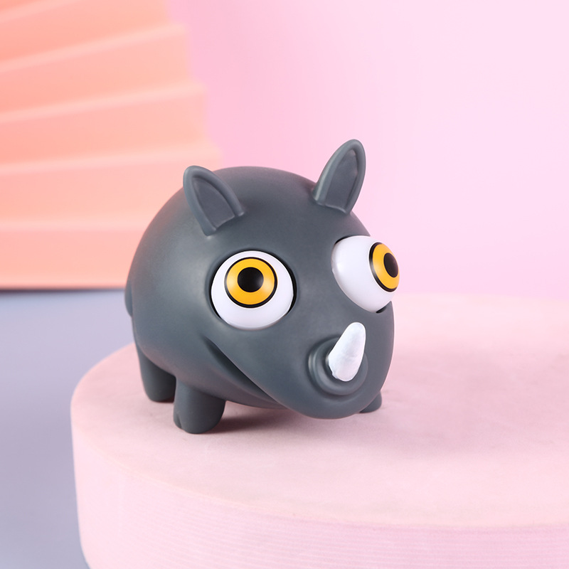 Explosión transfronteriza de dibujos animados ojos estallidos animales ojos apretando muñecas para descomprimir pellizcar