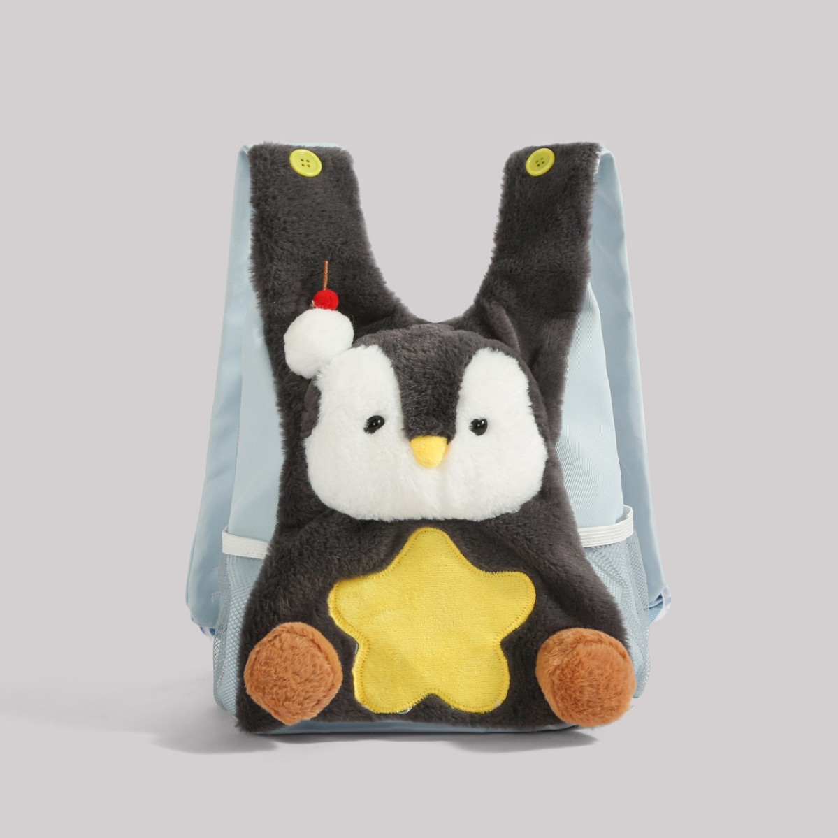 Plush Penguin Children's Bag Personalized Single Shoulder Crossbody Bag Multifunctional Backpack Cute and Adorable Student School Bag Wholesale